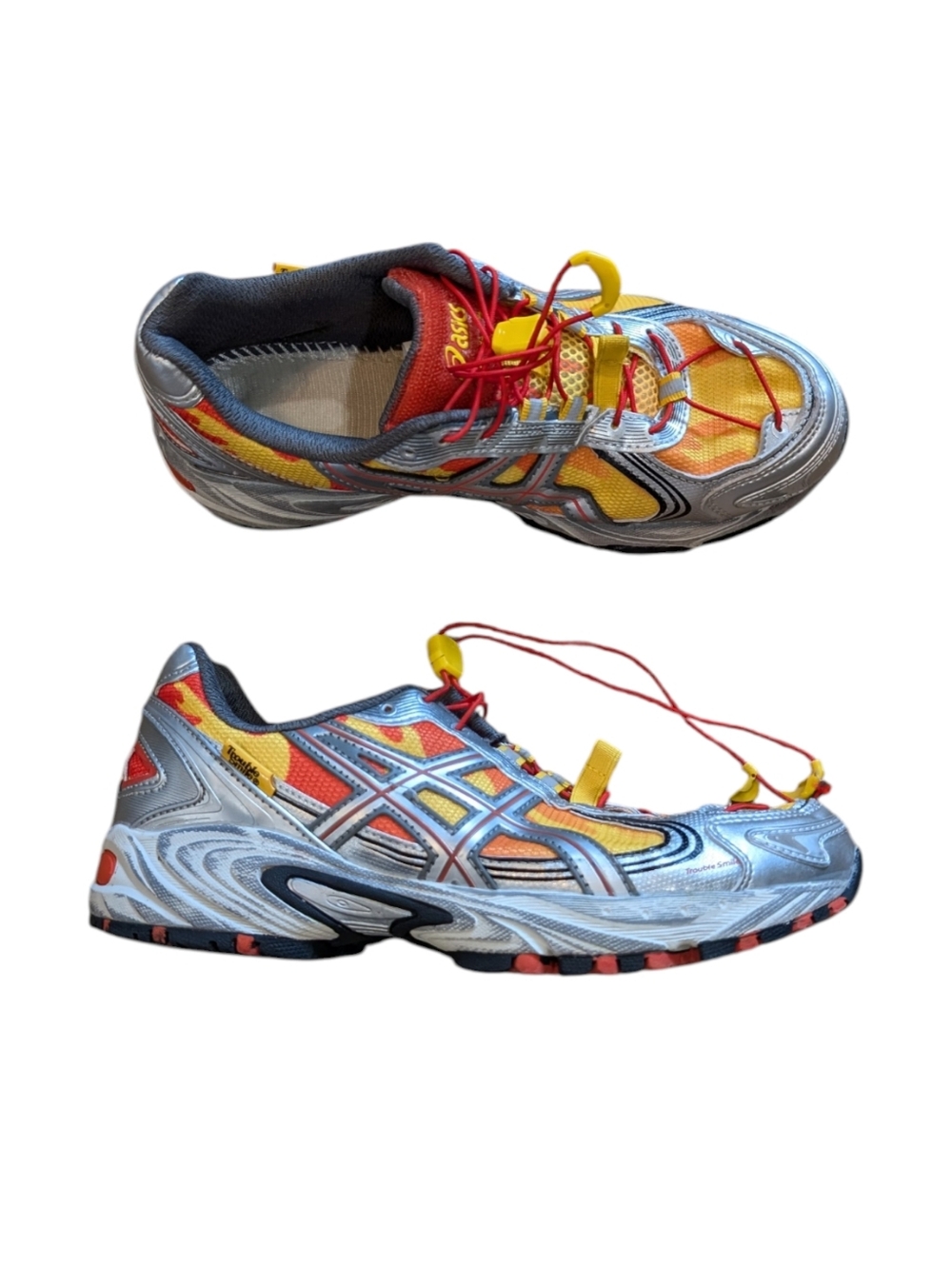TroubleSmile x ASICS Gel Kahana TR V4 Flames Running Shoes Mens 6 Women's 7.5